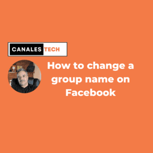 How to change a group name on Facebook